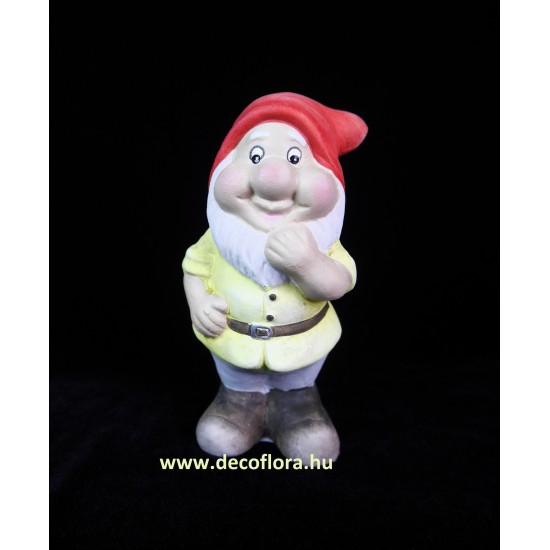 Ceramic dwarf in red hat 12.5 cm