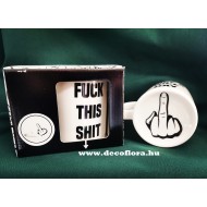 Mug inscriptioned HU in black&white box Mug inscriptioned HU in black&white box