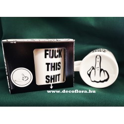 Mug inscriptioned HU in black&white box