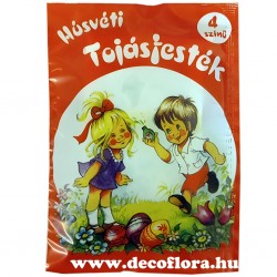 Húsvéti tojásfesték szett Decoflora 4 tasak/szett