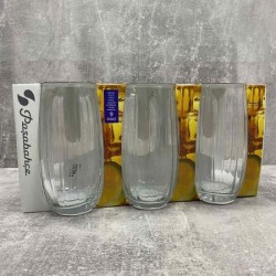 Metszett üvegpohár szett*3 LINKA 500 ml Metszett üvegpohár szett*3 LINKA 500 ml