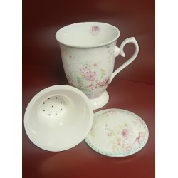 Ceramic tea mug with filter Ceramic tea mug with filter