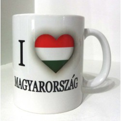 Mug I love Magyarország 300 ml