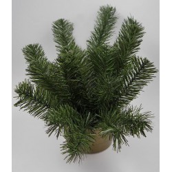 Sírtál műfenyővel - nyújtott 35 cm