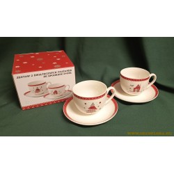 Porcelán kávé szett*4 Christmas 240 ml Porcelán kávé szett*4 Christmas 240 ml