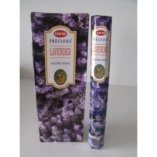 Füstölő pálca HEM (hexa) 20 db - Precious Lavendel / Levendula /