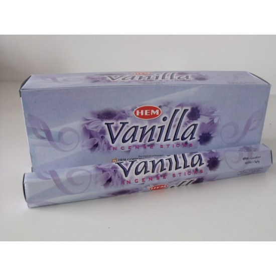 Füstölő pálca HEM (hexa) 20 db Vanilla  / Vanilia /
