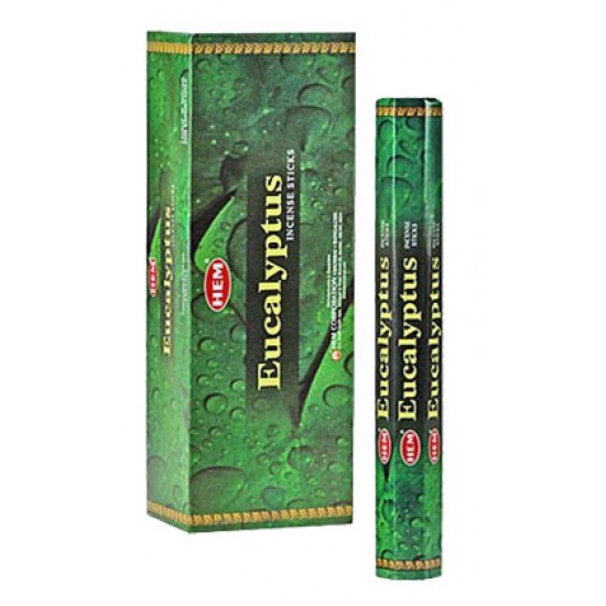 Füstölő pálca HEM  (hexa) 20 db - Eukaliptusz