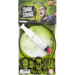 Coiffă cu seringă de Halloween