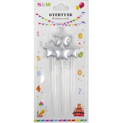 Luminare tort stea 14 cm