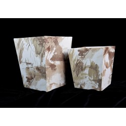 Kőhatású kaspó szett