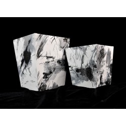 Kőhatású kaspó szett