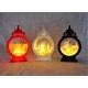Winter lantern with LED lighting in 3 colors