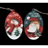 Christmas wellcome wooden hanging decoration 2 types