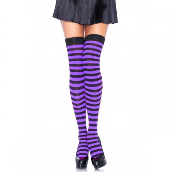 striped witch stockings