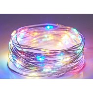 Micro led fenyfuzer Colors - színes fényfűzér - led fényfűzér 190 cm - 20 led Micro led fenyfuzer Colors - színes fényfűzér - led fényfűzér 190 cm - 20 led