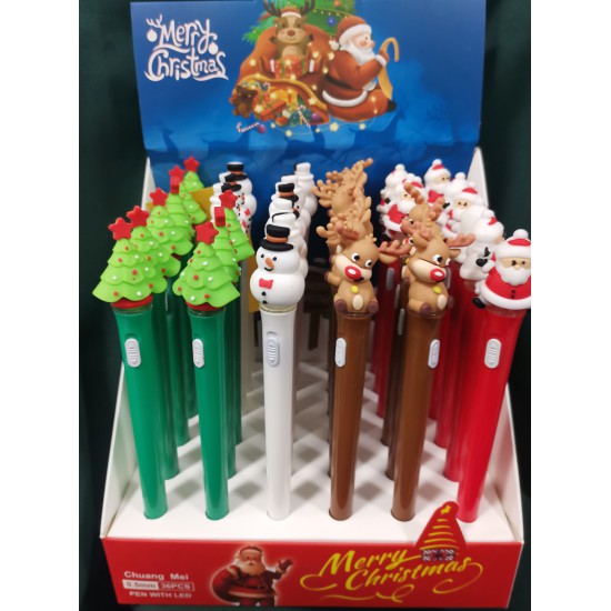 Karácsonyi világító golyóstoll Karácsonyi világító golyóstoll