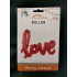 Fólia lufi Love felirat - óriás - 108*65,5