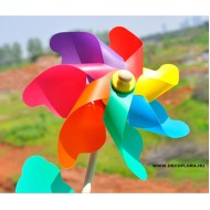 Windmill with wooden stick 6 + 1 leaves Windmill with wooden stick 6 + 1 leaves