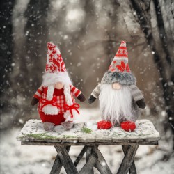 Christmas Scandinavian Elf - 8 x 14 x 20 cm - 2 types