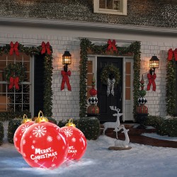 Inflatable RGB LED giant Christmas ball - 60 cm Inflatable RGB LED giant Christmas ball - 60 cm