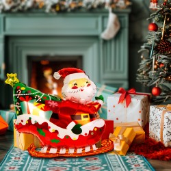 Christmas balloon - aluminum foil - Santa Claus - 62 x 67 cm Christmas balloon - aluminum foil - Santa Claus - 62 x 67 cm