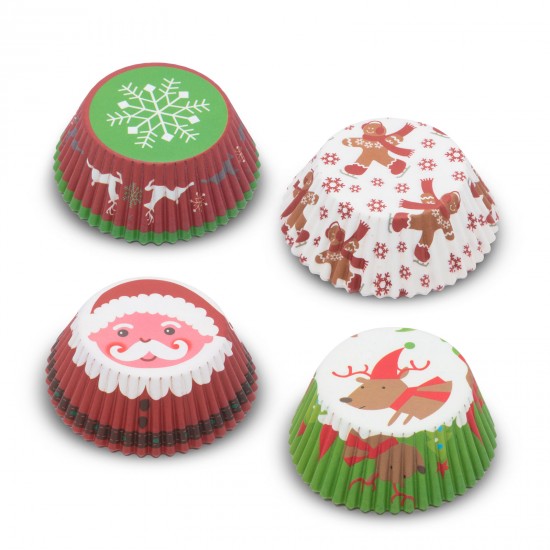 Muffin paper set - Christmas- 100 pcs / package