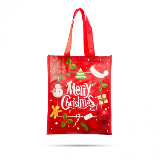 Christmas gift bag - "Merry Christmas" - 27 x 33 x 12 cm