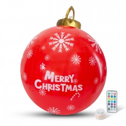 Inflatable RGB LED giant Christmas ball - 60 cm Inflatable RGB LED giant Christmas ball - 60 cm