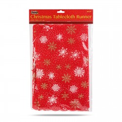 Karácsonyi asztalterítő futó ARANY-FEHÉR HÓPIHÉK- 180 x 35 cm Karácsonyi asztalterítő futó ARANY-FEHÉR HÓPIHÉK- 180 x 35 cm