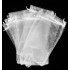 Organza tasak fehér 