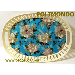 Plate Enlish Rose 38*28 Plate Enlish Rose 38*28