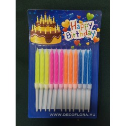Szülinapi gyertya szett*12