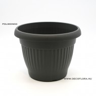 Virágcserép bordázott Hobby Antra 20 cm  Virágcserép bordázott Hobby Antra 20 cm