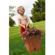Bama Plant Pot with Self Waterer Saucer, 30 x 30 cm