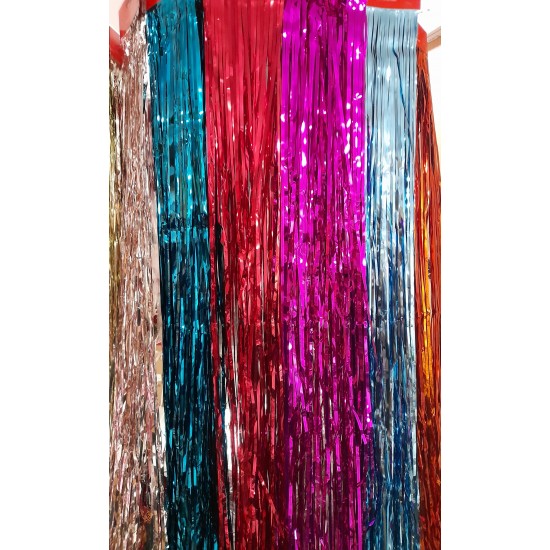 Tinsel for Christmas tree 1 m colors