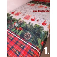 Christmas table cloth 3 ass 100*150 cm Christmas table cloth 3 ass 100*150 cm
