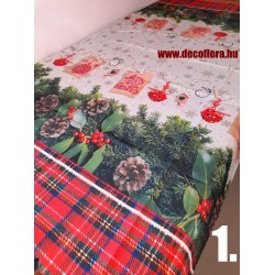 Karácsonyi textil terítő 3 féle 100*150 cm Karácsonyi textil terítő 3 féle 100*150 cm