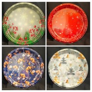 Christmas plate 28 cm 4 ass. Christmas plate 28 cm 4 ass.