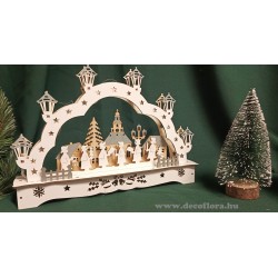 Decoratie de iarna din lemn Decoratie de iarna din lemn