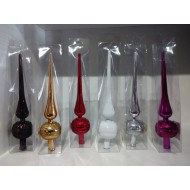 Karácsonyfa csúcsdísz 28 cm 