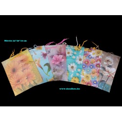 Ajándéktasak Virágos dekor Prémium L 32*26*9 cm 12 sort Ajándéktasak Virágos dekor Prémium L 32*26*9 cm 12 sort