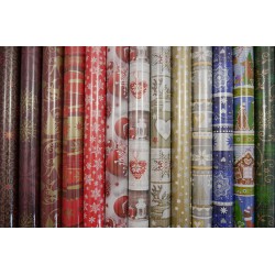 Decorated wrapping paper Christmas 2 m* 0,7 m