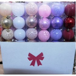 Christmas tree globe 60 mm set of 6 pcs