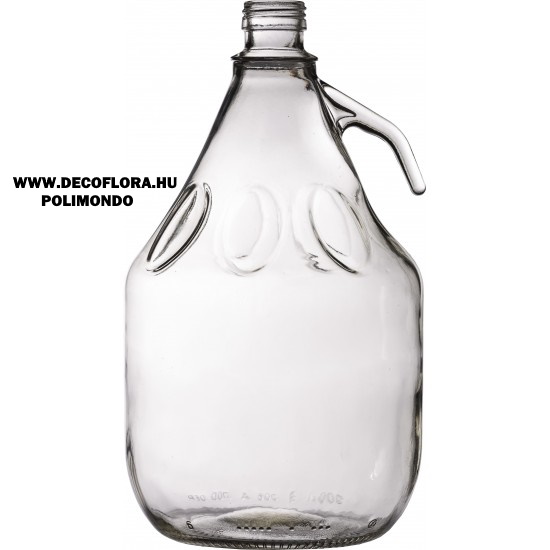 Demizson 5 Literes csavarzáras üvegpalack pálinkás üveg