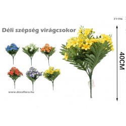 Déli szépség virágcsokor 6 féle 40 cm Déli szépség virágcsokor 6 féle 40 cm