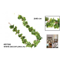 Levélgirland 36 levél 240 cm