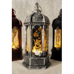 Karácsonyi lámpás 6*14cm - Isztambul