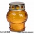 Glass lamp with metal lid LA72 - Gold