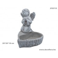 Recipient inima cu Ingeras 